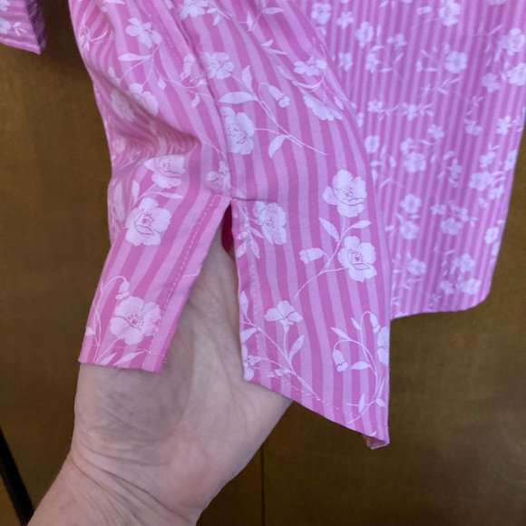 Blair Fiesta 3/4-Sleeve Side-Pocket Button-down Tunic - Picture 9 of 15